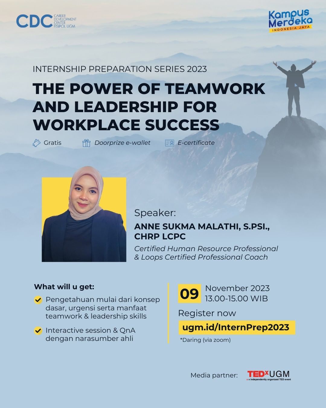 Informasi Internship Preparation Series “The Power of Teamwork and ...